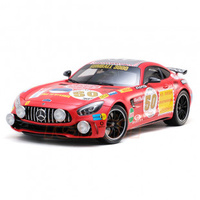 Almost Real 1/18 Mercedes-AMT GT R - 2017 - Rote Sau With Driving Lamp Diecast
