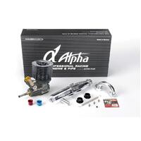 Alpha Dragon IV Edition 2 .21 3-Port Pre Break-in Nitro Engine Combo (+EFRA2134 pipe)