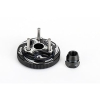 Alpha E60-BUB2134 34mm Fly Wheel (Black) with clutch nut