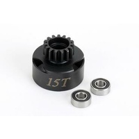 Alpha Clutch Bell 15T w/Vented + Bearing 5*11mm (2Pcs)