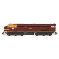 Auscision Models HO 4488 MK3 Indian Red Red Lining with Duck Egg Logo and Silver Pilots DCC Sound Equipped Locomotive