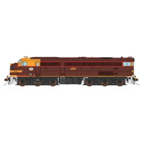 Auscision Models HO 4496 MK3 Indian Red Red Lining Duck Egg Logo and Silver Pilots DCC Sound Equipped Locomotive