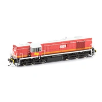 Auscision Models HO 4528 SRA Candy with Red Sides, Grey Roof, Yellow L7, twin marker lights & buffers Locomotive
