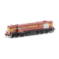 Auscision Models HO 4538 NSWGR Indian Red (1980's) with twin marker lights, buffers and white L7 Locomotive