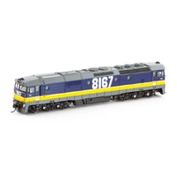 Auscision Models HO 8167 Freight Rail Stealth - Blue/Yellow/Grey with Freight Rail Logos - DCC Sound Equipped Locomotive