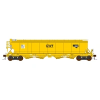 Auscision HO BGSY Grain Hopper George Weston Foods/Southern Shorthaul Railroad Yellow 4 Carriage Pack  