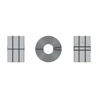 Auscision Models HO Coil Steel Loads Silver Steel with Black Straps 5x Coils