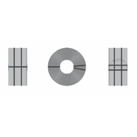 Auscision Models HO Coil Steel Loads Silver Steel with Black Straps 5x Coils