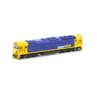 Auscision HO BL32 Pacific National Intermodal with Large Front Numbers -  Blue/Yellow