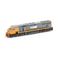 Auscision HO C Class C508 V/Line - Orange/Grey with Radio Equipped Stickers - DCC Sound Equipped Locomotive