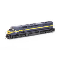 Auscision HO C Class C510 Victorian Railways - Blue/Gold with Radio Equipped Stickers Locomotive