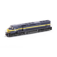 Auscision HO C Class C505 Victorian Railways - Blue/Gold with Radio Equipped Stickers - DCC Sound Equipped Locomotive