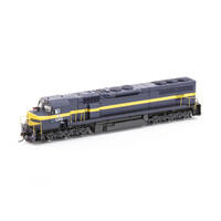 Auscision HO C Class C502 Victorian Railways - Blue/Gold with Radio Equipped Stickers Locomotive