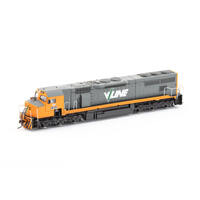 Auscision HO C Class C503 V/Line - Orange/Grey with Radio Equipped Stickers - DCC Sound Equipped Locomotive