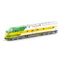 Auscision HO CLP16 Australian National, 'Murunitja' with 1995 IP Headboard - Green/Yellow/Silver - DCC Sound Equipped