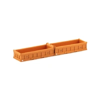 Auscision HO 20" Spoil Bin Railcorp Orange Twin Pack