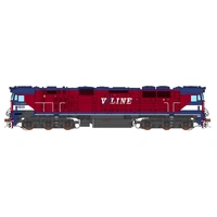 Auscision Models HO N469 V/Line Pass MK1 - Red/Blue/White (City of Morwell) Locomotive