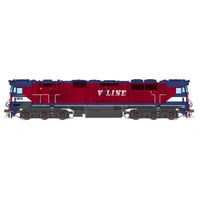 Auscision Models HO N471 V/Line Pass MK1 - Red/Blue/White (City of Benalla) Locomotive