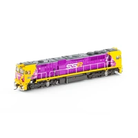 Auscision Models HO N466 SSR Patch Job Purple/Yellow (City of Warnambool) Diesel Locomotive