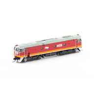 Auscision N 44220 Candy with White L7 & No Buffers Locomotive