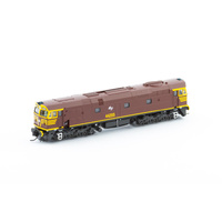 Auscision N 44205 Indian Red with White L7 Locomotive