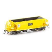 Auscision NBH-19 ADFF Ballast Hopper ARTC (Yellow) V2 Logos 4 Car Pack