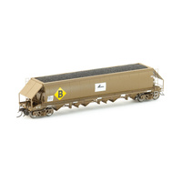 Auscision Models HO NHGF Coal Hopper, SRA Wagon Grime with Faded L7 & Large 'B' - 4 Car Pack