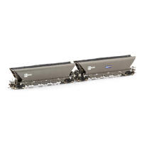 Ausicision HO NHIH Coal Hopper, Pacific National Wagon Grime/Black - 4 Car Pack 