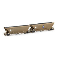 Ausicision HO PHEH Coal Hopper, Xstrata Rail Wagon Grime - 4 Car Pack  