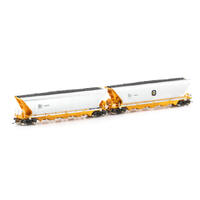 Ausicision HO AHAH Coal Hopper, OneRail Orange/Silver - 4 Car Pack   