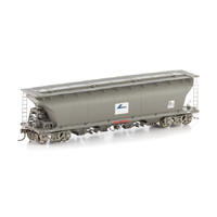 Auscision HO NGTY Grain Hopper, SRA Wagon Grime with Faded L7 and Roofwalks - 4 Car Pack