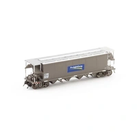 Auscision NGHF Grain Hopper with Roof Walks, FreightCorp Wagon Grime with FreightCorp Logos - 4 Car Pack