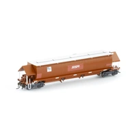 Auscision Models HO BGKF Grain Hopper, Faded SRA Red with SSR Logos, Grain Lids & DCA Bogies - 4 Wagon Pack