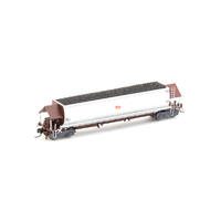 Auscision N Coal Hopper - SRA Red/Silver with Candy L7 - Single Car - Wagon Number: NHJF-43100-Y