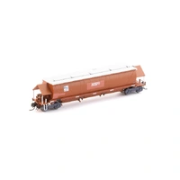 Auscision Models N Scale BGKF Grain Hopper SSR Faded SRA Red with DCA Bogies & SSR Logo Single Wagon