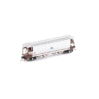 Auscision Models N NGHF Grain Hopper PTC Red/Silver with Blue L7 Single Wagon