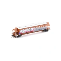 Auscision Models N Scale BGKF Grain Hopper SSR Faded SRA Red with XCS Bogies SSR Logo & Graffiti Single Wagon