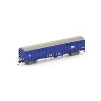 Auscision Models N RLSY Louvred Van Pacific National Blue/Wagon Grime Single Wagon