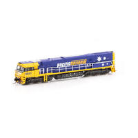 Auscision N - NR Class Locomotive NR41 Pacific National 4 Stars - Blue/Yellow - DCC Sound Equipped