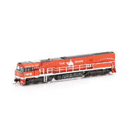 Auscision N - NR Class Locomotive NR18 The Ghan MK3 - Red/White - DCC Sound Equipped