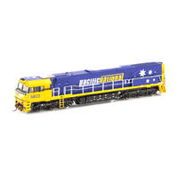 Auscision HO NR NR22 Pacific National (4 Stars) - Blue/Yellow - DCC Sound Equipped