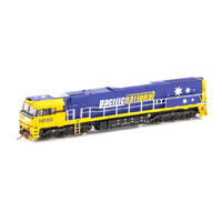 Auscision HO NR100 Pacific National (4 Stars) Blue/Yellow DCC Sound Equipped Locomotive