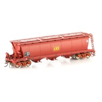 Auscision HO AHGX Grain Hopper, Red with ANR Box Logo & Red Bogies, 4 Car Pack