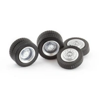Auscision Models HO Truck/Bus Rims & Tyres 24 Pack