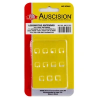 Auscision Models HO 	Locomotive Radio Antennas - 26 x Antennas (Full Set for 1 x Loco)