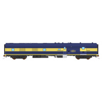 Auscision HO PCO Power Van The Explorer Blue/Yellow (1994-1998) Single Car