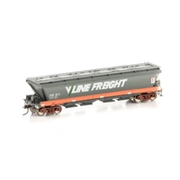 Auscision Models HO VHGF Grain Hopper V/Line Orange/Grey with V/Line Freight & CUB Logos 4 Wagon Pack