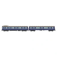 Auscision Models HO Harris VR Blue/Gold 1975-1988 Era 3 Door Type 2  4 Car Set  DCC Sound Equipped