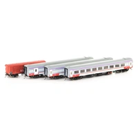 Auscision Models HO V/Line - Passenger MK3 Grey/White/Red with V/Line Logo 4 Car Set