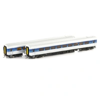 Auscision HO SRA CountryLink XPT Blue/Grey/White - 2 Car Add-on-Set